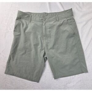 Snow Shorts Mens 42 Green Excellent Performance Stretch Casual Chino Pockets